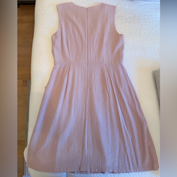 Calvin Klein Textured Blush Pink Sleeveless Dress (Size 12) - Picture 9 of 13